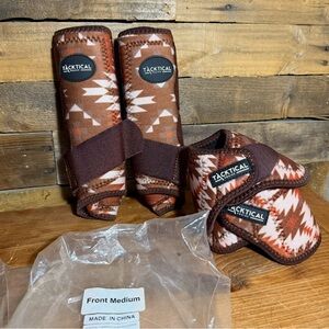 Tacktical by Fallon Taylor Bandera Splint Boots and Bell Boots for Horses NWT